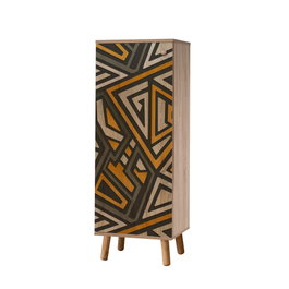 Hanah Home S 928 Zapatero Organizador de Zapatos con Estantes Múltiples, Aglomerado Melamina, Color Sonomo